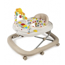 Ходунки детские с электронной игровой панелью AMAROBABY Walking Baby BEIGE (бежевый)