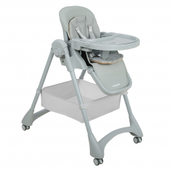 PITUSO Стул для кормления Compatto Light grey/Светло-серый + ПОДАРОК