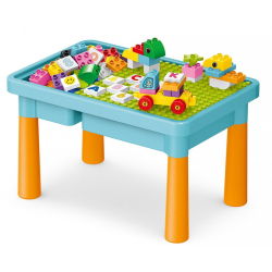 PITUSO  Стол для игры с конструктором, в компл. с конструктором (70эл.) (56*38.5*32)