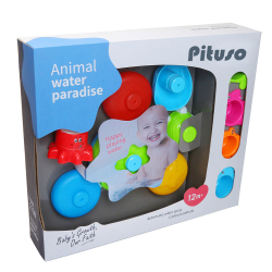 PITUSO Набор игрушек для ванной Праздник на воде (в кор.12 шт)
